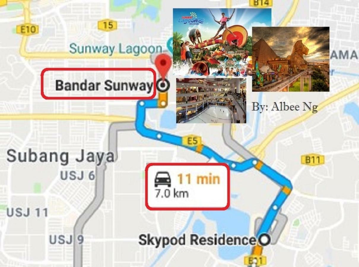 Puchong Skypod Residence, High Floor Balcony Unit, Walking Distance To Ioi Mall, 10Min Drive To Sunway Bagian luar foto